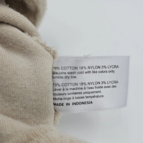 Frankies Bikinis Coco Terry Cloth Front Pocket Shirt In Sand Brown Women's Small - Picture 7 of 7